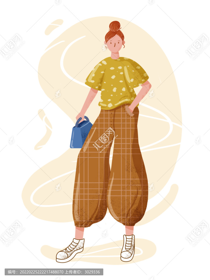 三八婦女節(jié)女神節(jié)時尚女性插畫