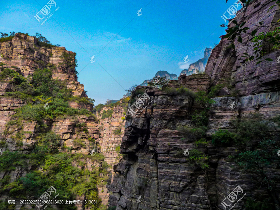 河南大别山云台山风景区郭亮村