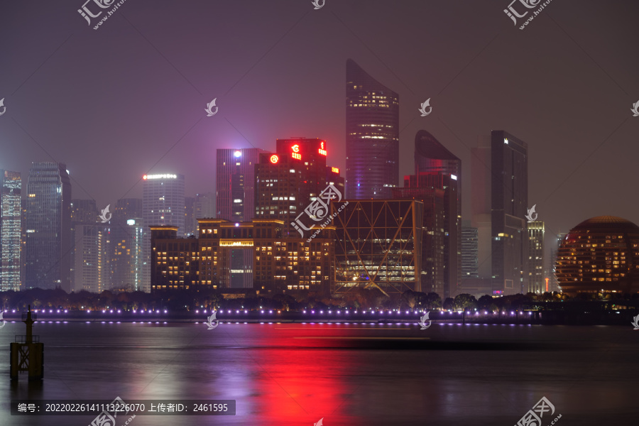 杭州钱江新城夜景