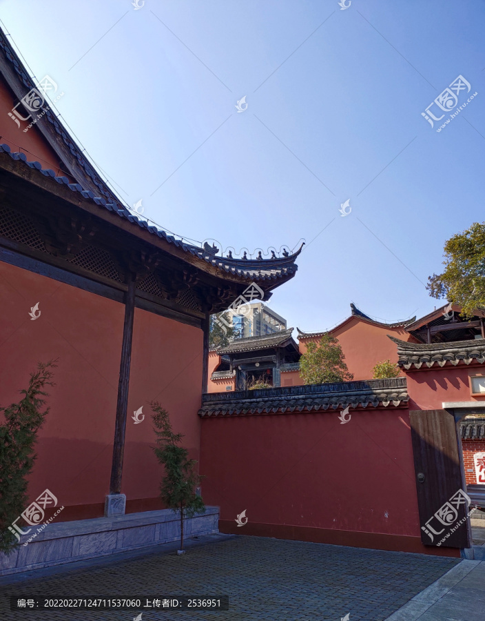 仿古建筑寺庙宫殿城墙围墙