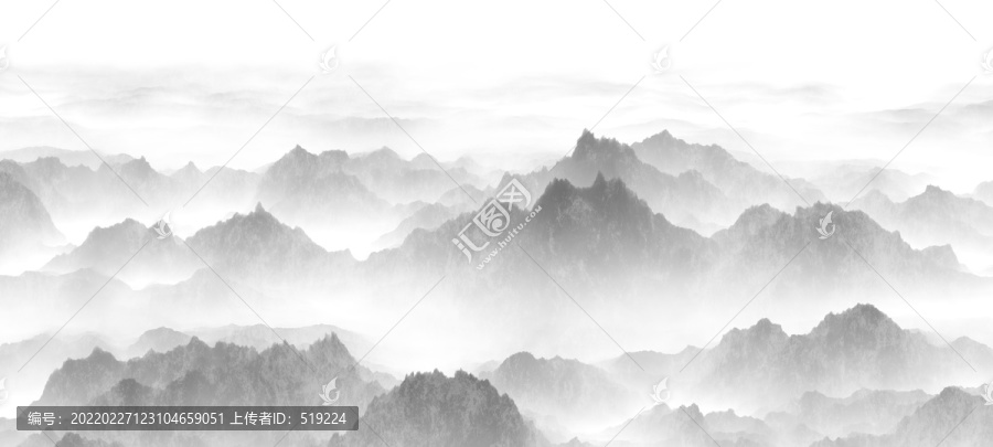高清水墨山水背景
