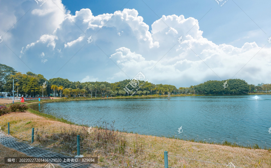 湖景