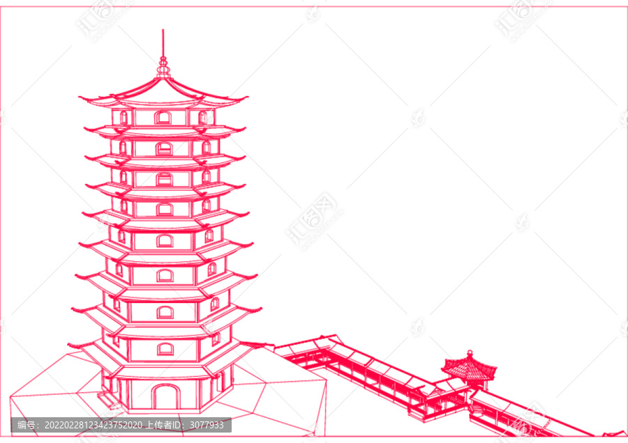 海寧錢塘江觀潮占鰲古塔