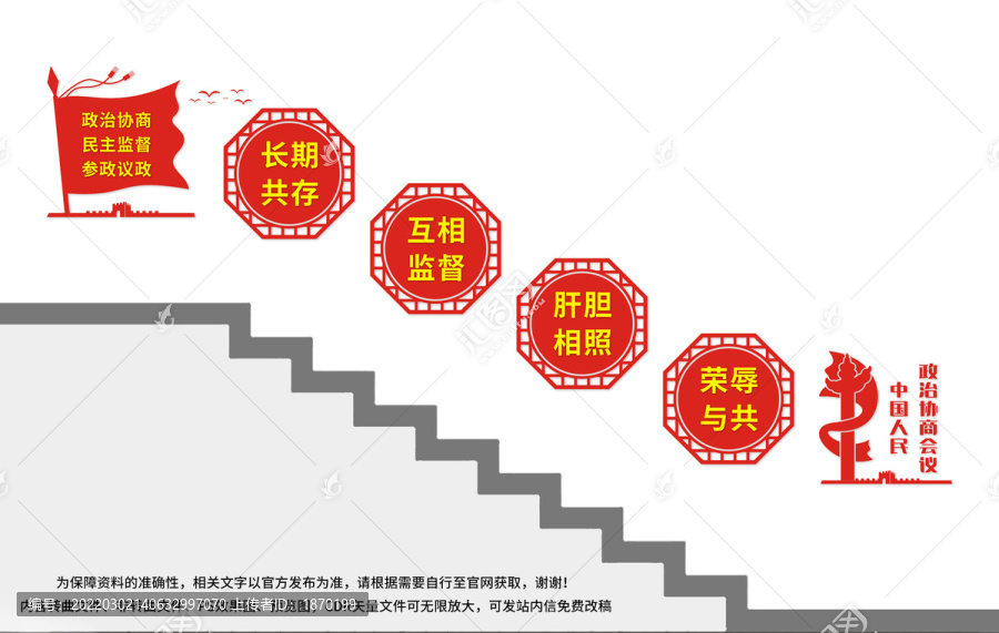 政協(xié)之家樓梯文化墻