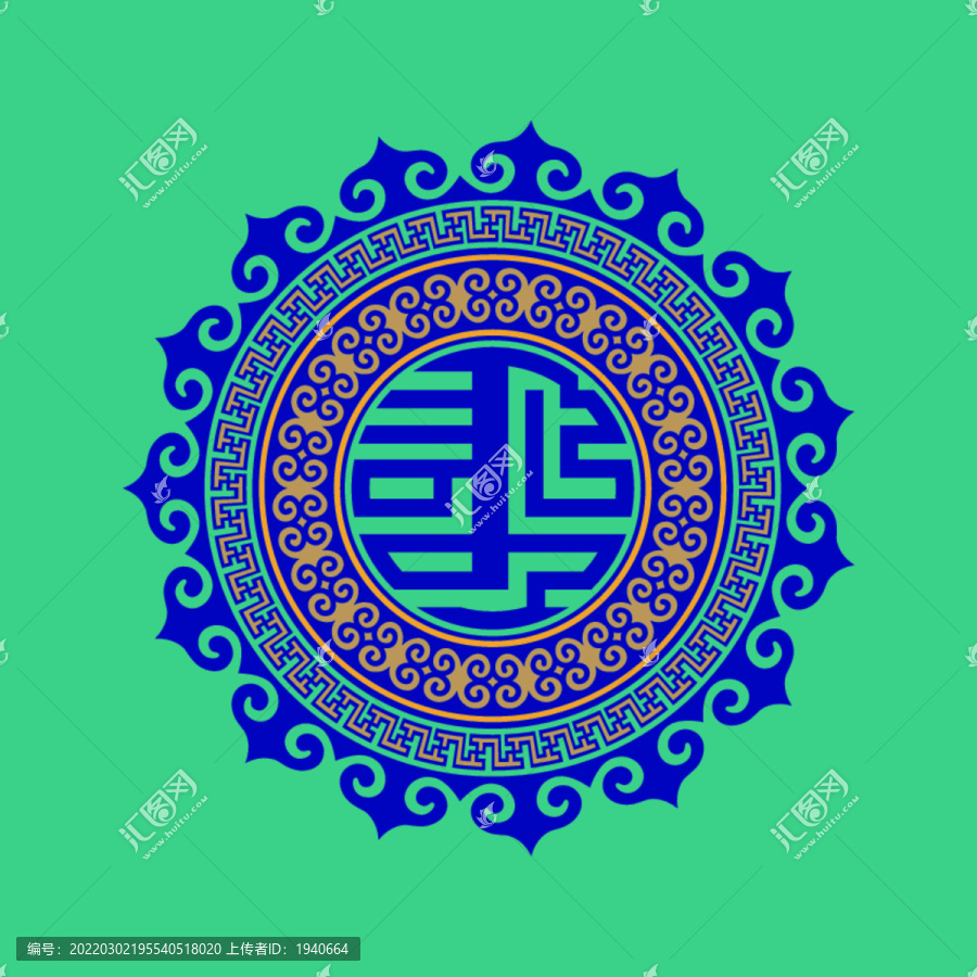 健康花紋