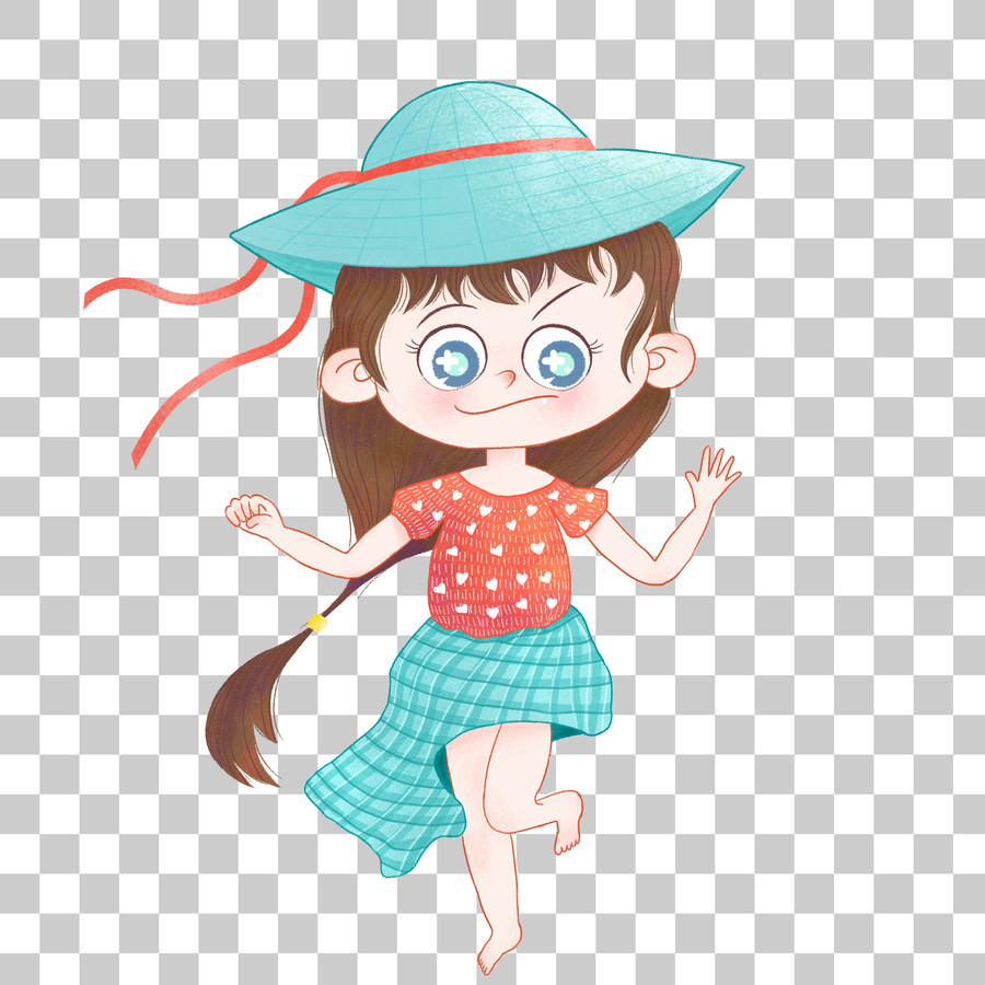 夏日海邊的女孩