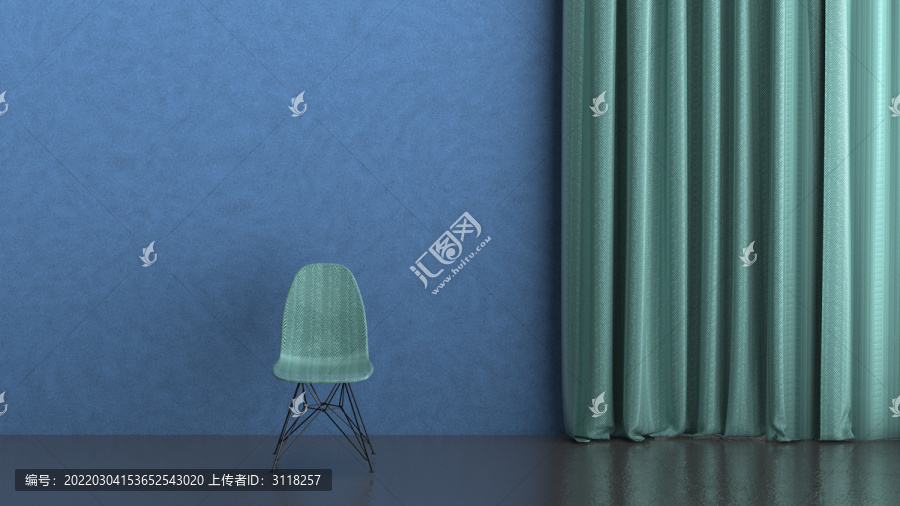 三維室內(nèi)簡(jiǎn)約大背景圖