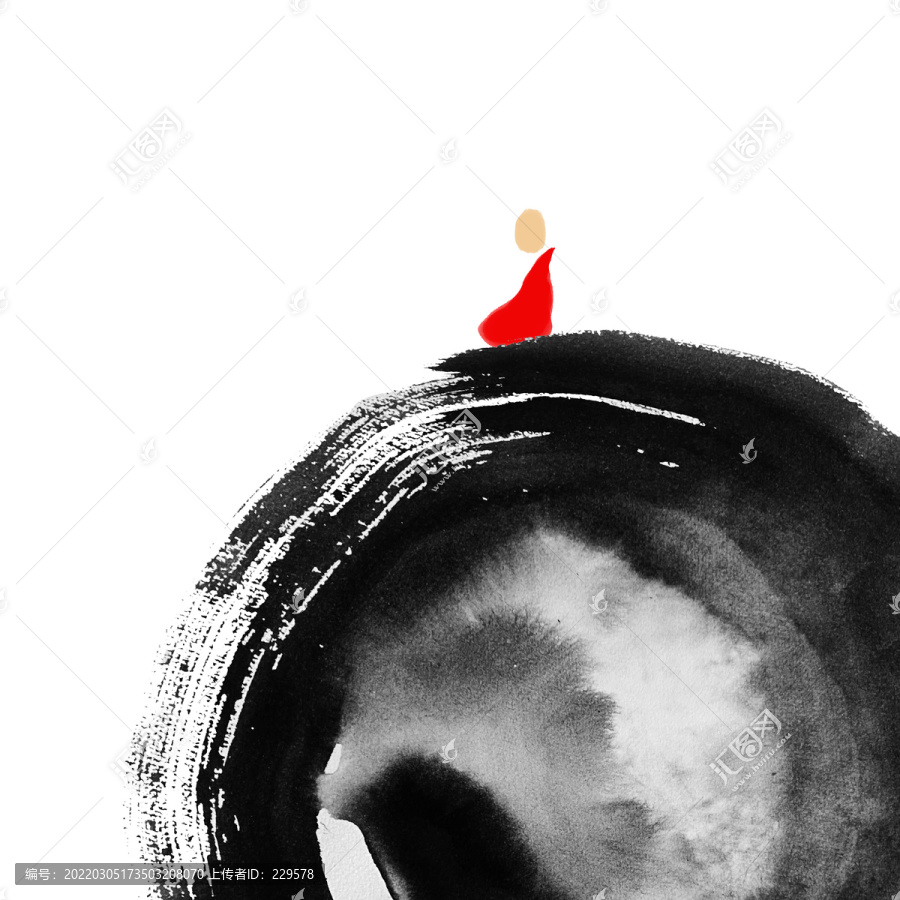 墨韻禪意人物畫(huà)