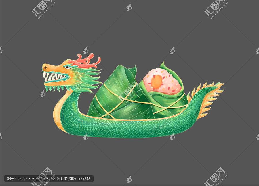 龍舟插畫