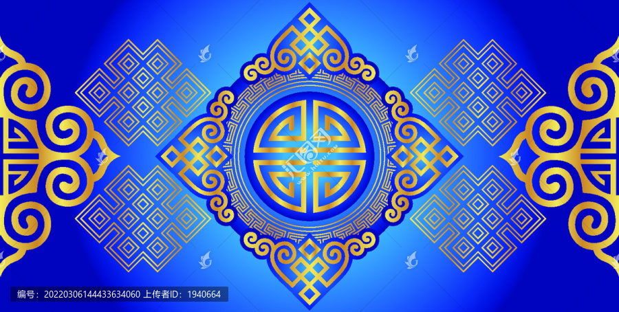 傳統(tǒng)設(shè)計(jì)藍(lán)色背景