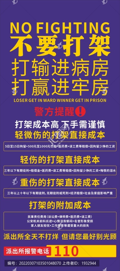 不要打架