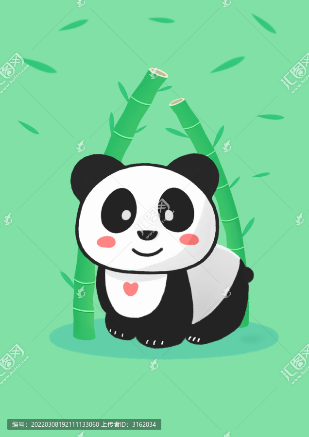 卡通熊貓
