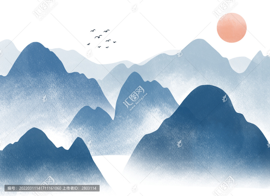 水墨山水畫