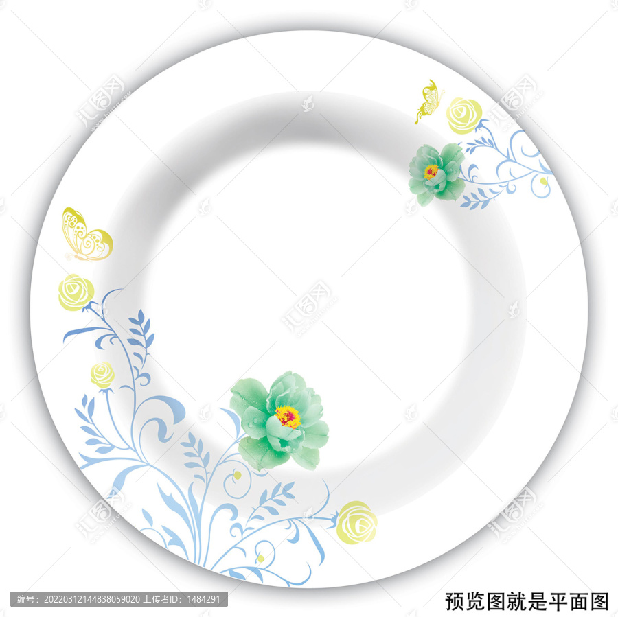 餐具花面