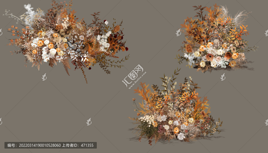 秋色系婚禮花藝