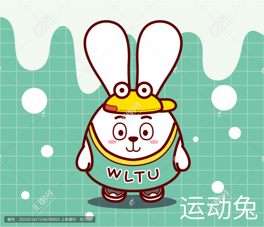 原創(chuàng)卡通潮流形象兔年烏哩兔