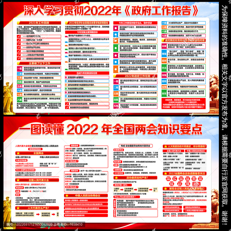 2022全国两会宣传展板