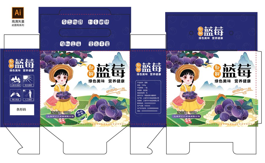 藍(lán)莓包裝