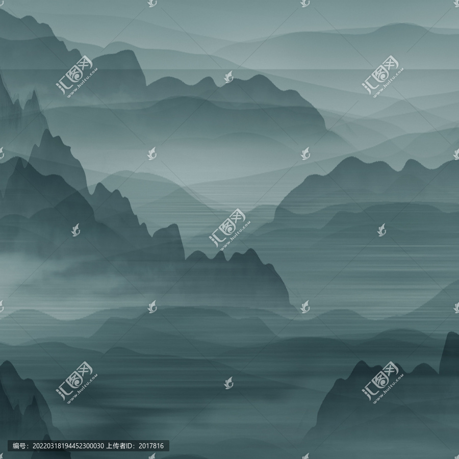 水墨山水畫