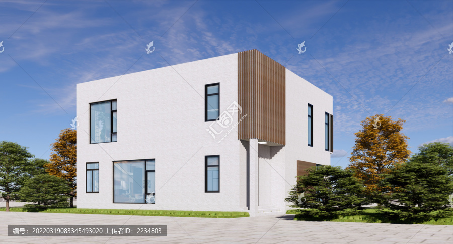 現(xiàn)代新中式別墅自建房設(shè)計