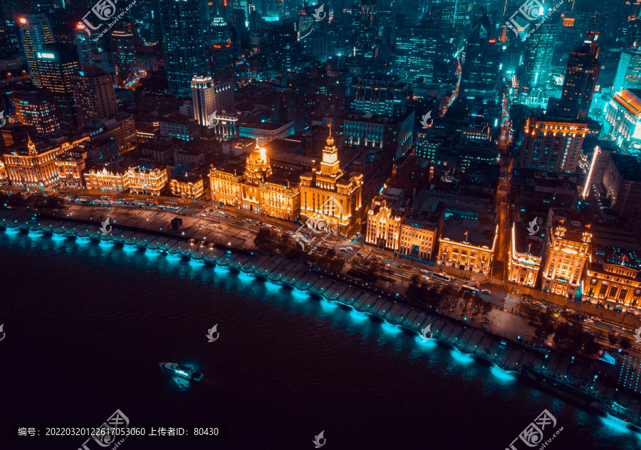 上海赛博朋克夜景