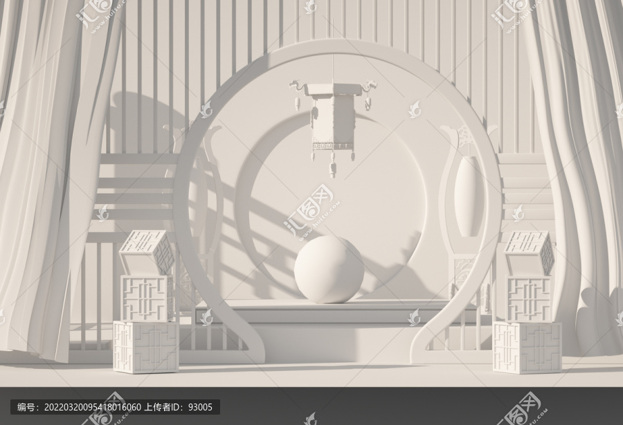 中國風(fēng)建模場景