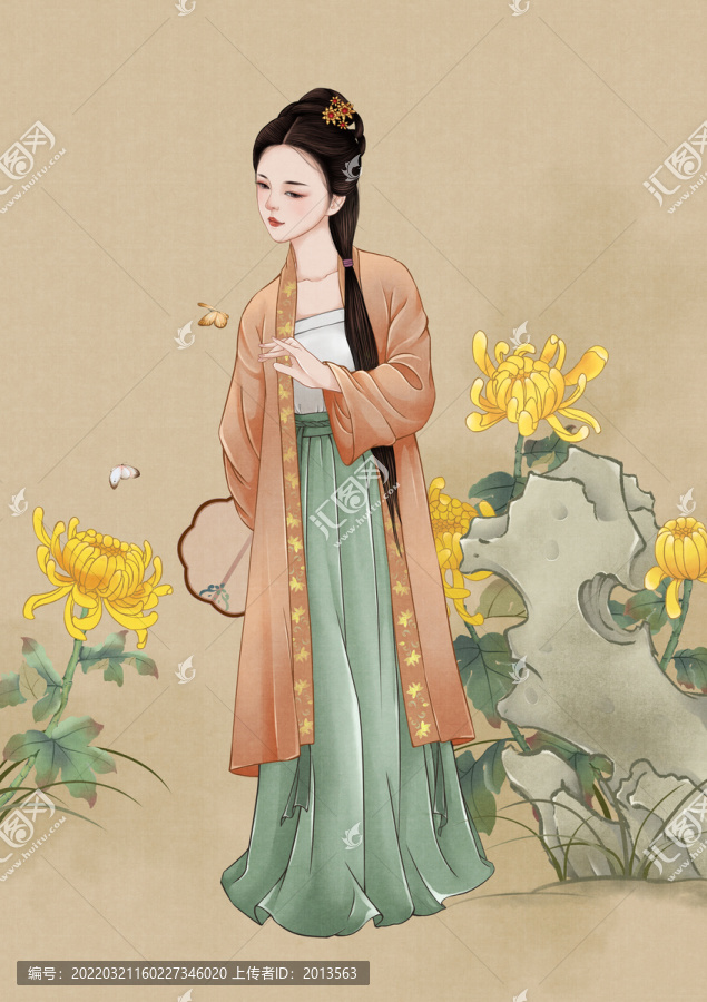 工筆仕女圖