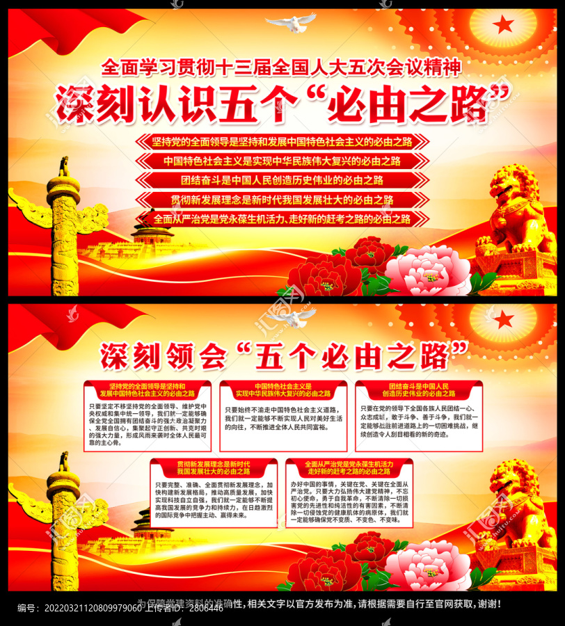 五個(gè)必由之路