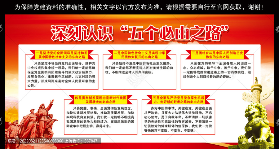 五個必由之路