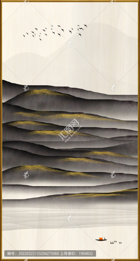 簡(jiǎn)約山水畫