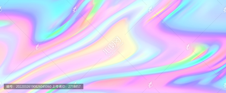 彩色鐳射漸變主視覺背景