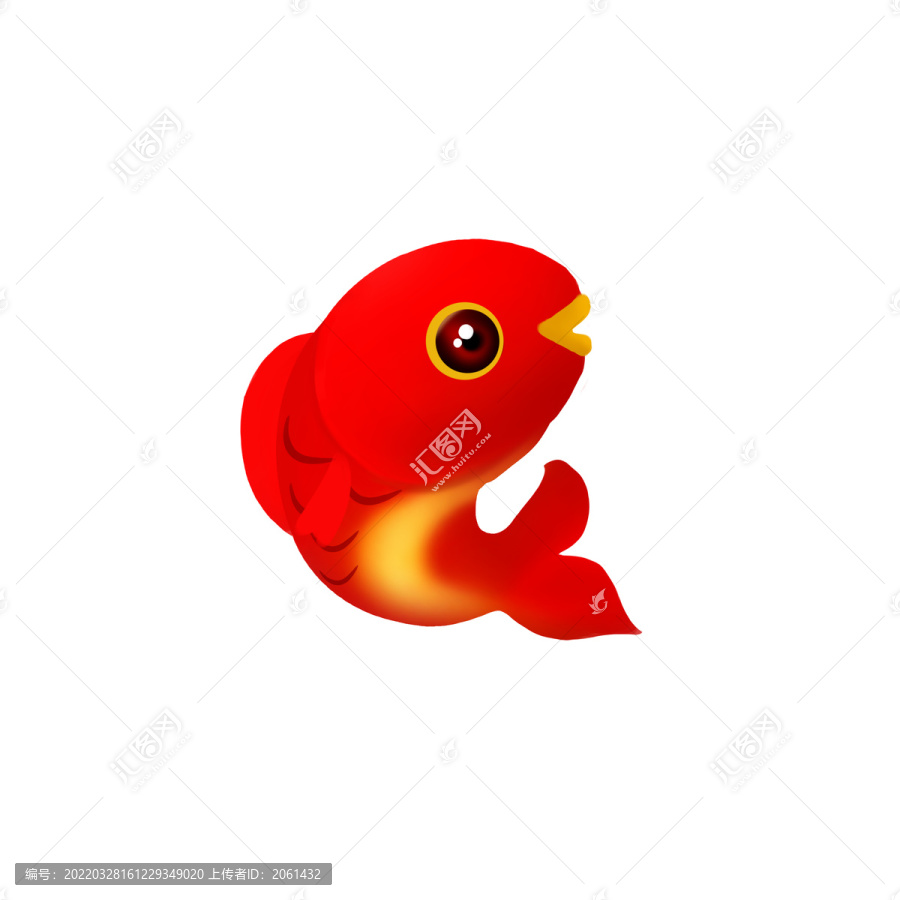 原創(chuàng)鯉魚卡通LOGO