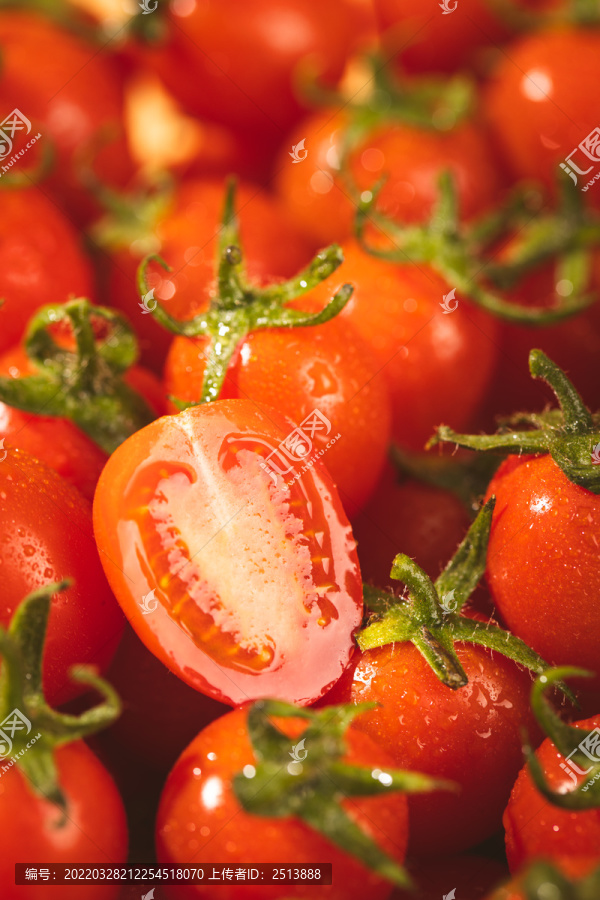 小番茄圣女果棚拍特写
