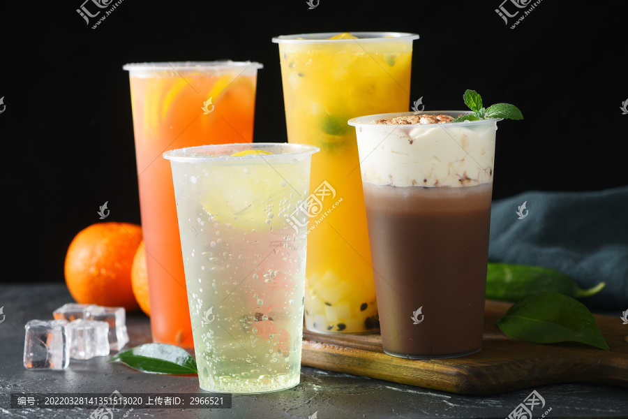 奶茶店冷飲