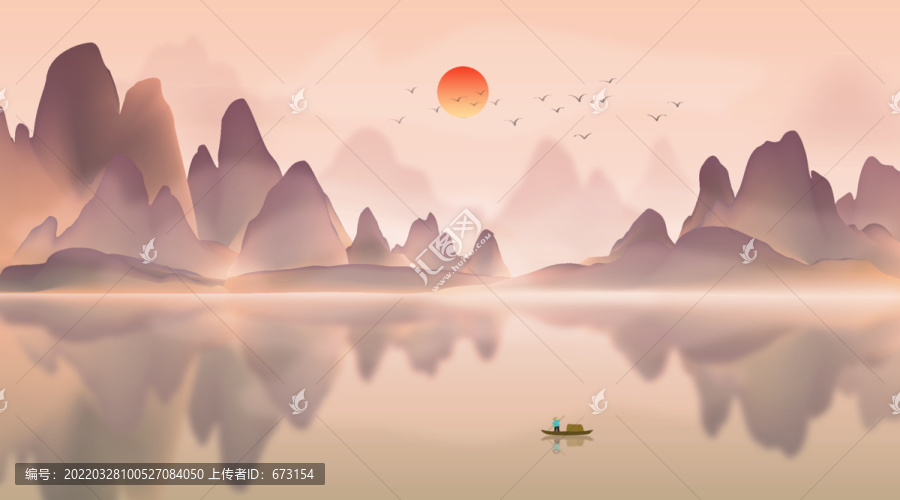 桂林山水畫(huà)
