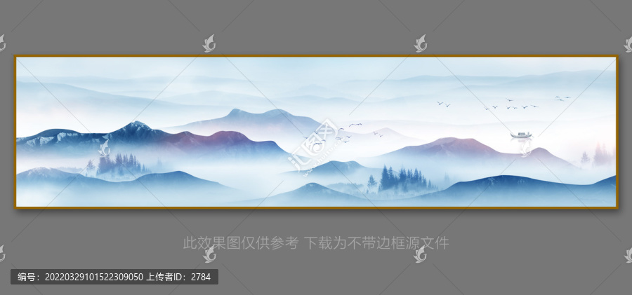 巨幅山水畫