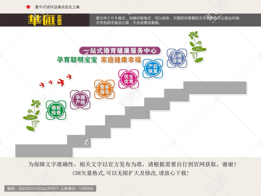 婚育健康服務中心樓道文化