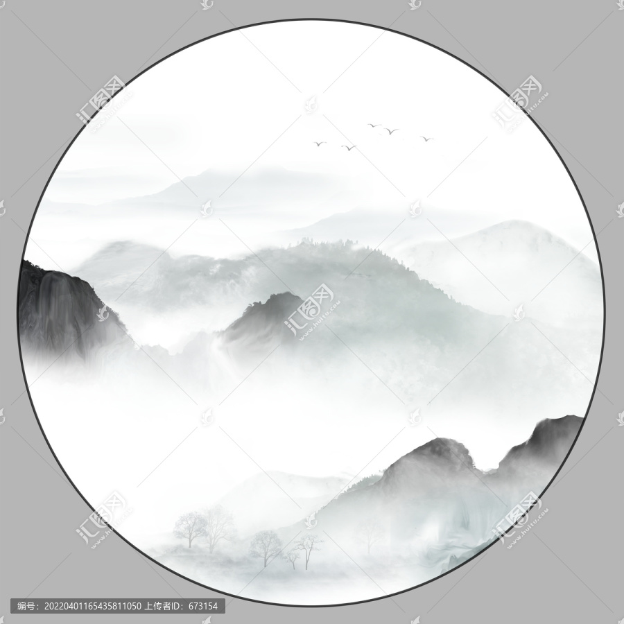 空靈山水畫