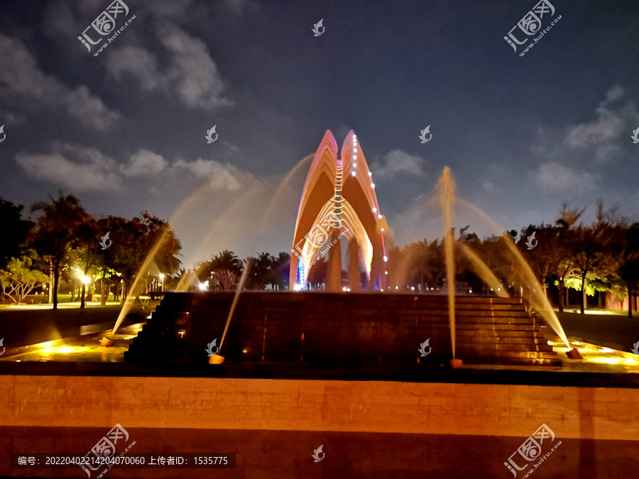 红树林酒店夜景