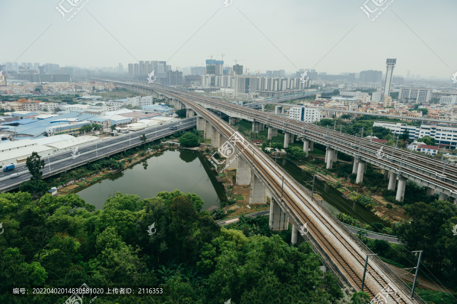 三山森林公园脚下的风景