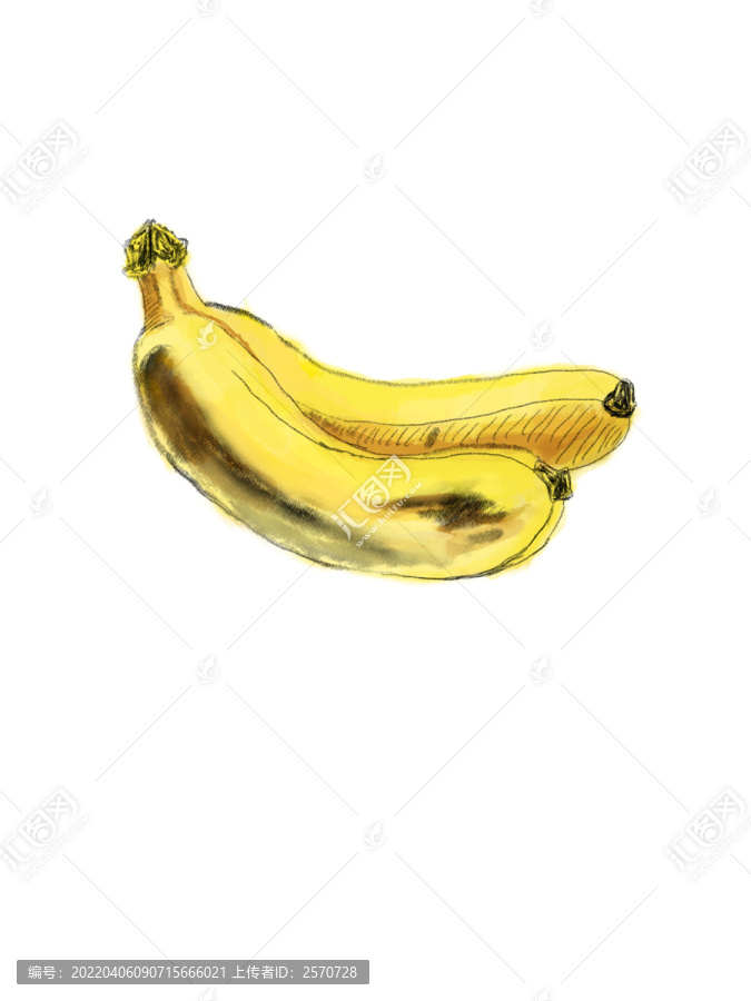 手繪香蕉