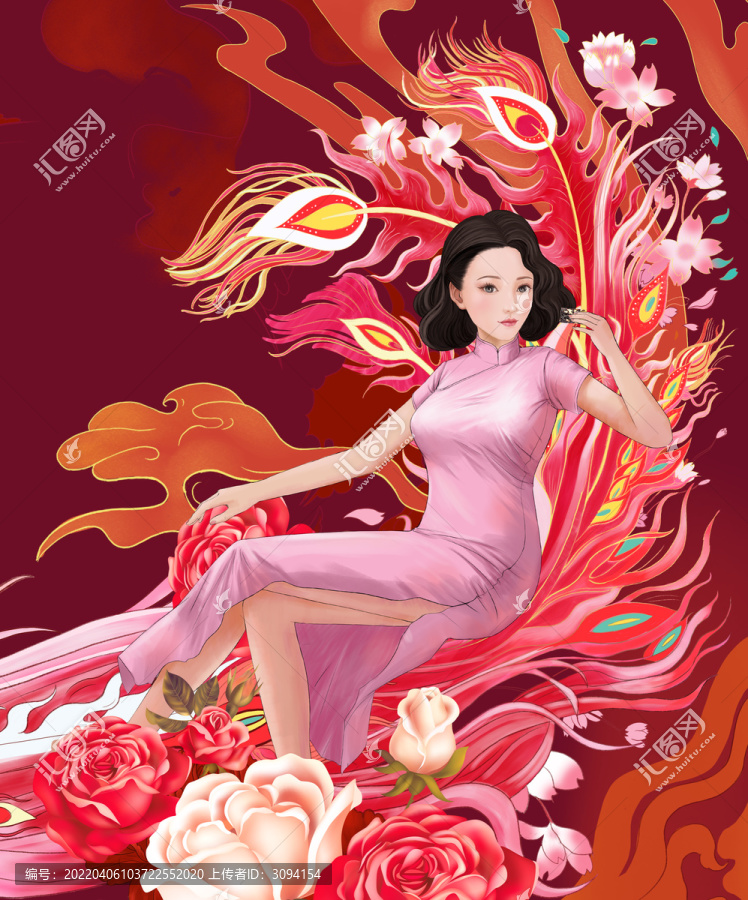 民国美女