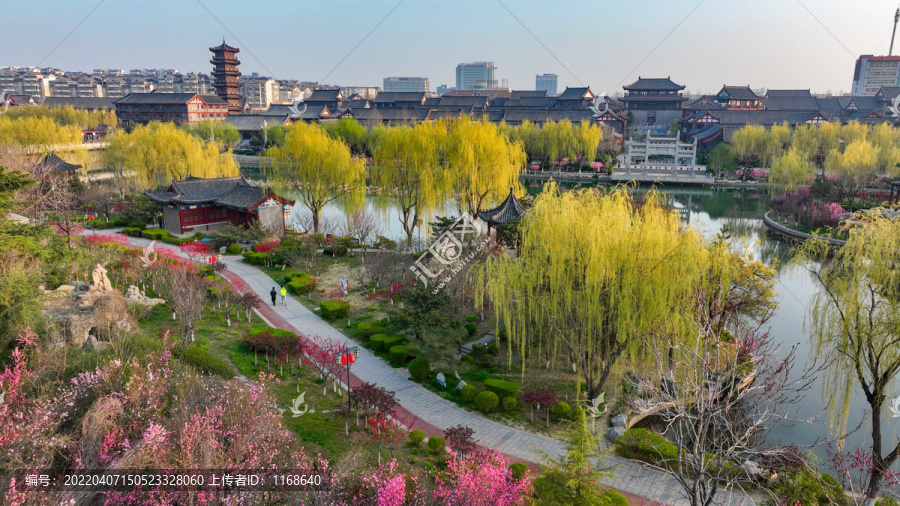 山东青州南阳河景区生态美景