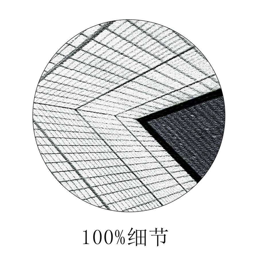 黑白格調(diào)抽象幾何雙聯(lián)裝飾畫
