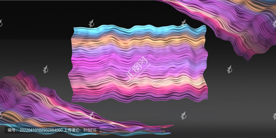 炫彩動(dòng)感立體背景
