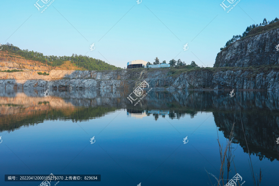 天池湖景