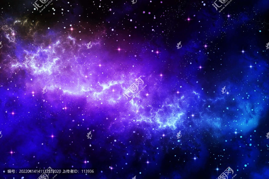 唯美星空背景