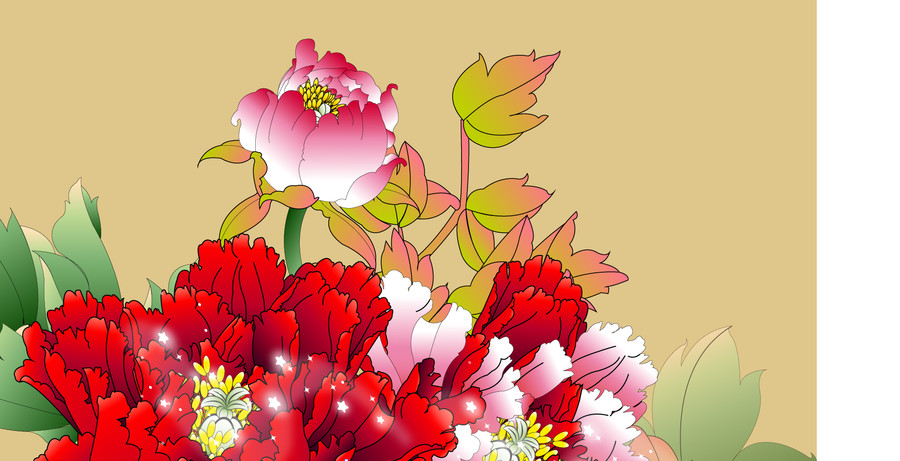 牡丹花開