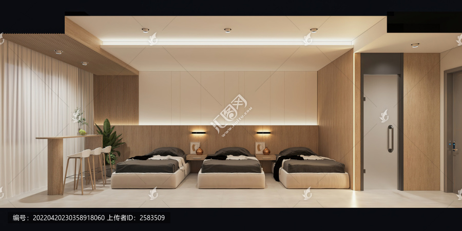 電競酒店效果圖