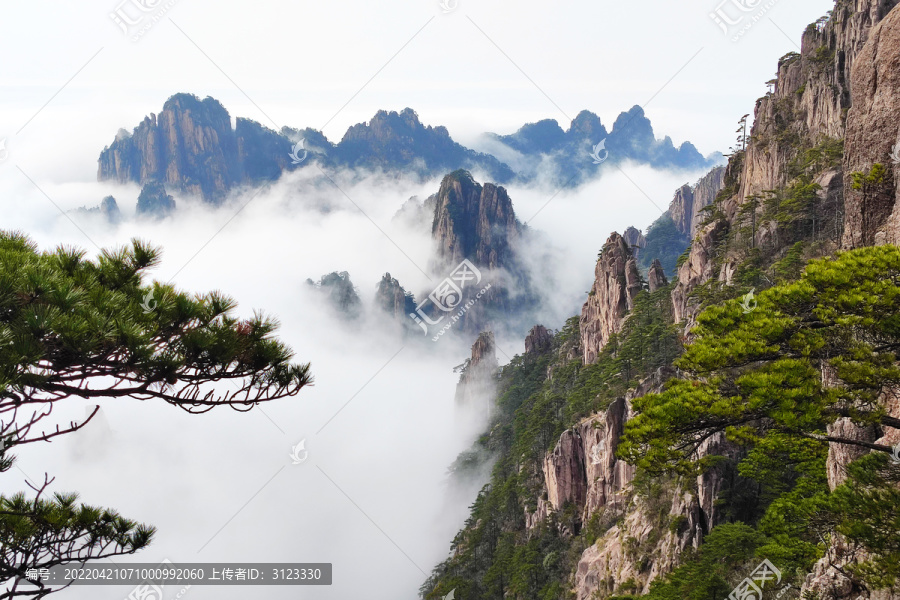 黄山群峰顶